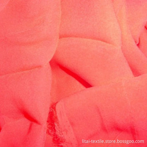 Polyester Chiffon Fabric, Weighs 50gsm